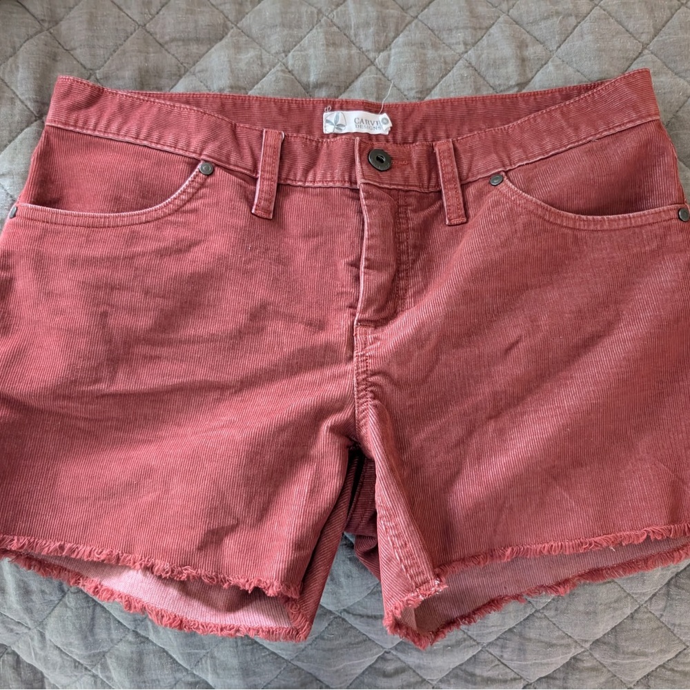 Carve Designs Red Jean Shorts